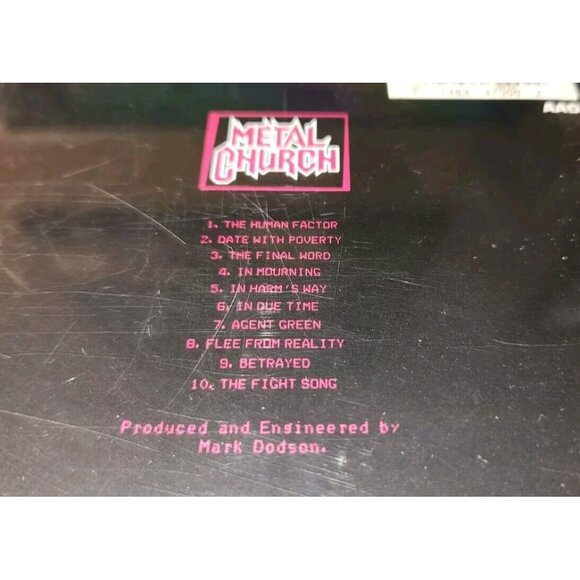 The Human Factor by METAL CHURCH (CD, Mar-1991, Epic) - Picture 3 of 7